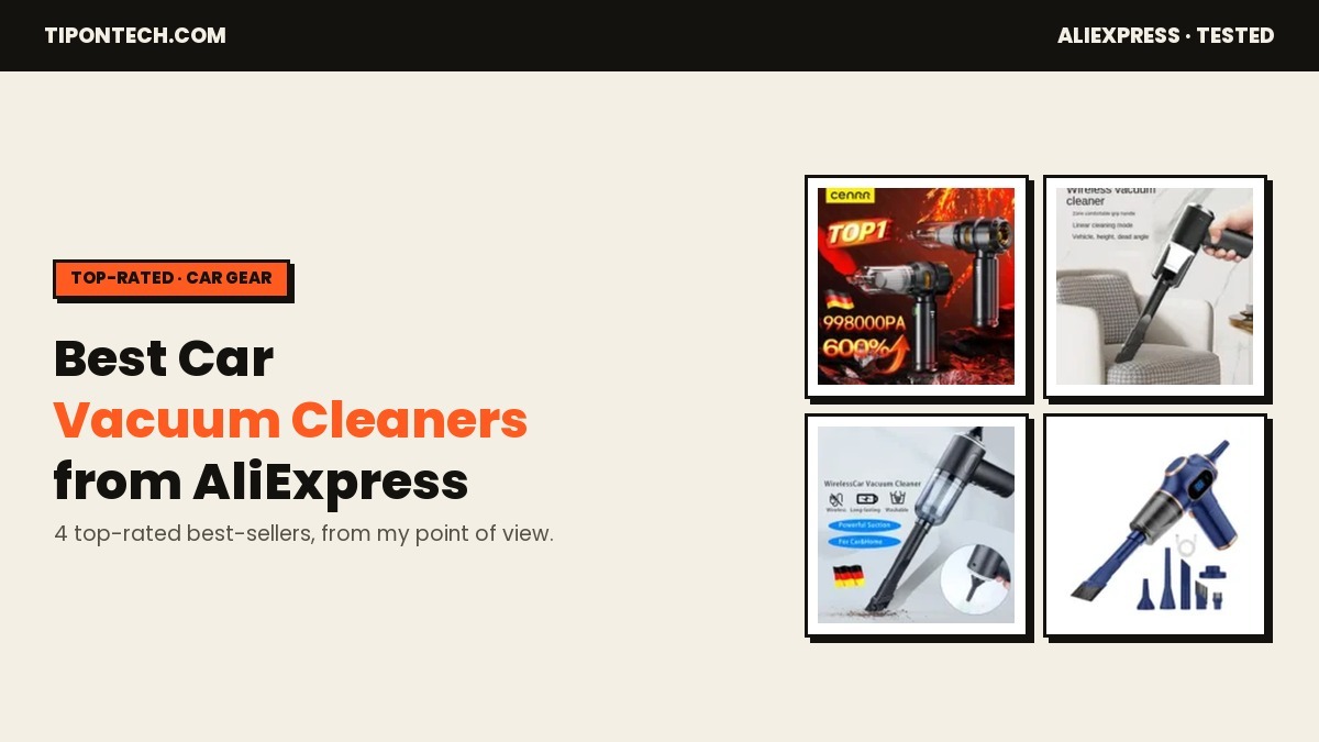 Best Car Vacuum Cleaners from AliExpress - 4 picks