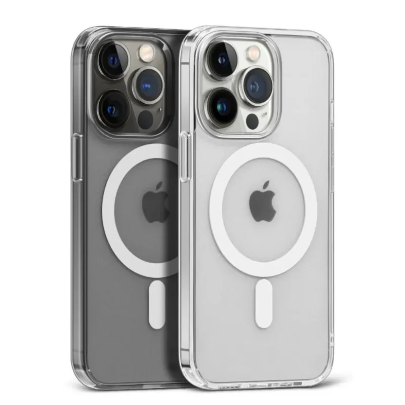 MagSafe clear transparent phone case