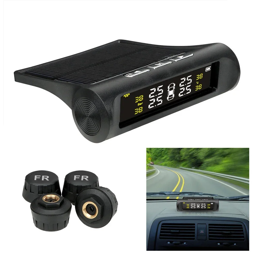 TPMS Solar Tire Pressure Sensor Kit