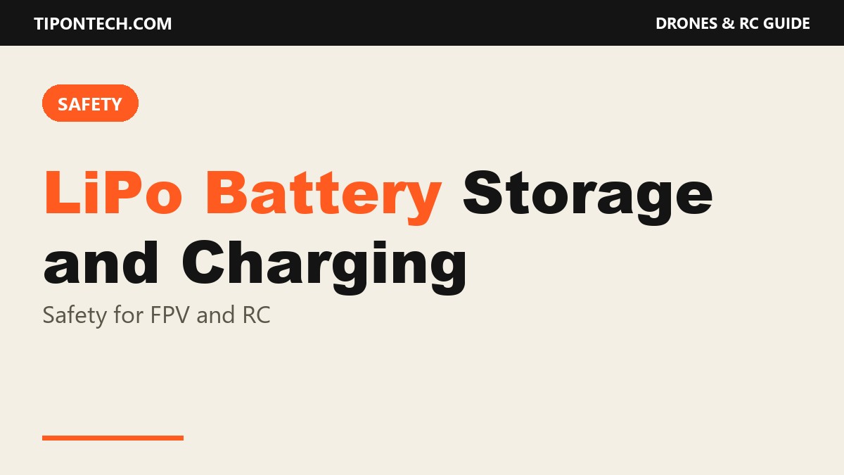 LiPo Battery Storage and Charging Safety for FPV and RC