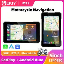 EKIY M15 5.0" Wireless CarPlay Motorcycle Screen