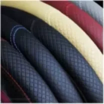 Leather-Feel Steering Wheel Cover