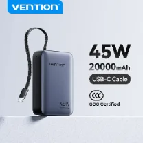 Vention 45W 20,000mAh Power Bank