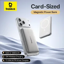 Baseus Card-Sized Magnetic Power Bank 5,000mAh